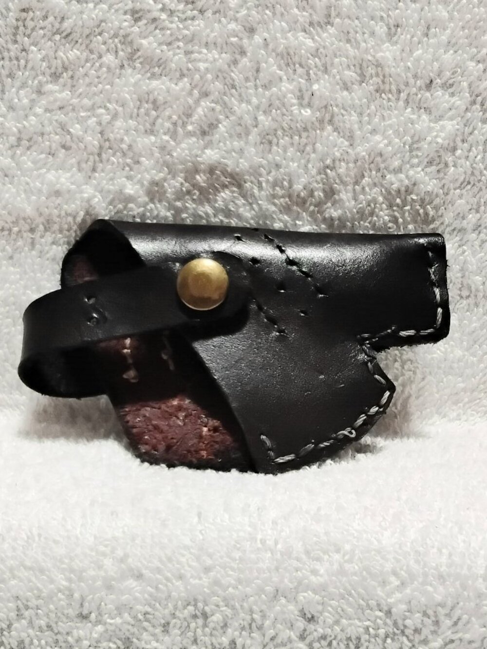 Vintage/Antique Thick Leather Mens/Womens Derringer Holster Excellent Cond.!!
